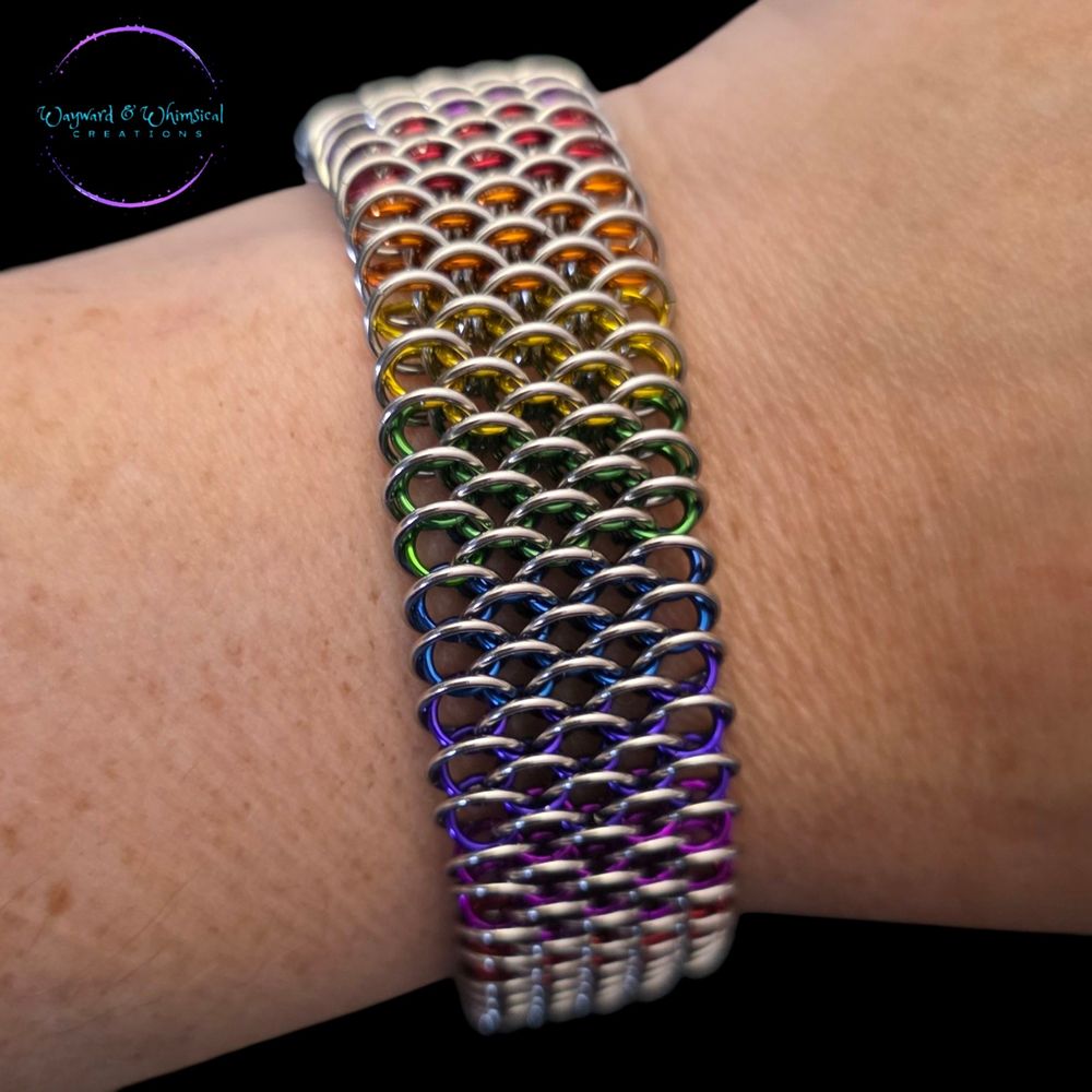 Rainbow Dragonscale Bracelet