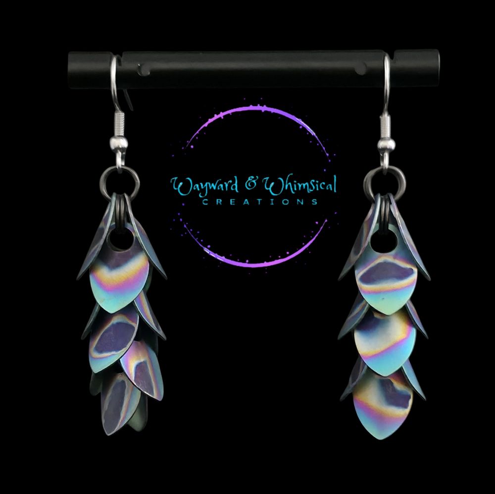 Shaggy Scale Earrings